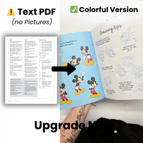 Upgrade To 1,000+ Colorful Beginner Friendly Notes – Drawing Guide